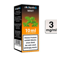 NIKOLIQUIDS Mint 3mg gallery