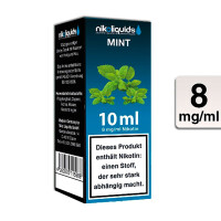 NIKOLIQUIDS Mint 8mg gallery