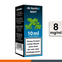 NIKOLIQUIDS Mint 8mg 3