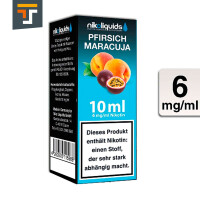 NIKOLIQUIDS Pfirsich-Maracuja 6mg 2