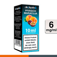 NIKOLIQUIDS Pfirsich-Maracuja 6mg 3