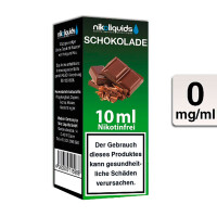 NIKOLIQUIDS SCHOKOLADE 0mg gallery