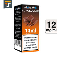 NIKOLIQUIDS SCHOKOLADE 12mg 2