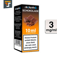 NIKOLIQUIDS SCHOKOLADE 3mg 2