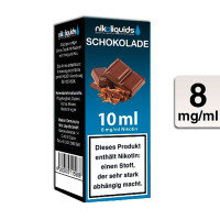 NIKOLIQUIDS SCHOKOLADE 8mg gallery