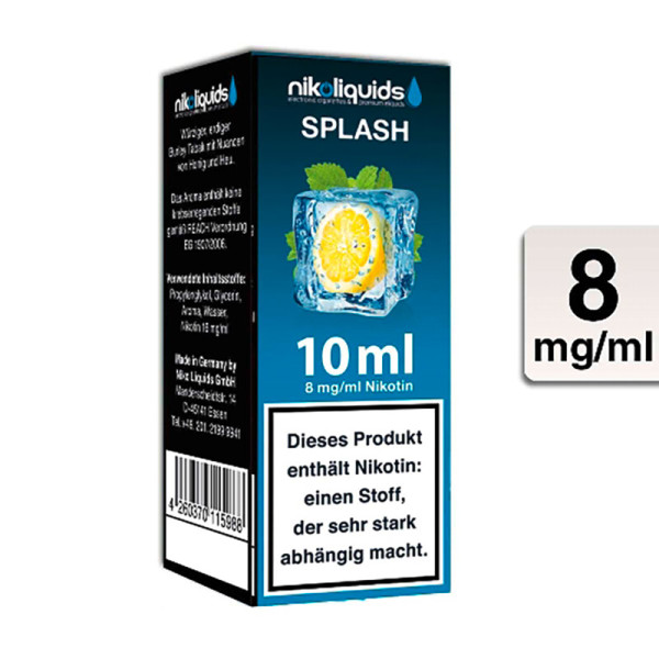 E-Liquid NIKOLIQUIDS Splash 8 mg
