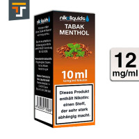 NIKOLIQUIDS Tabak Menthol 12mg 2