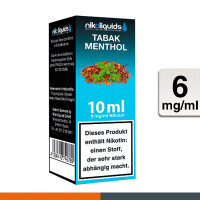 NIKOLIQUIDS TABAK MENTHOL 6mg 2