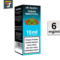NIKOLIQUIDS TABAK MENTHOL 6mg 3