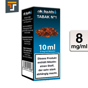 NIKOLIQUIDS Tabak No. 1 8mg