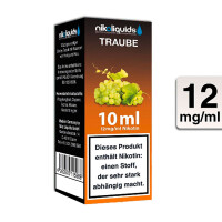 NIKOLIQUIDS TRAUBE 12mg gallery