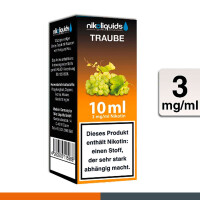 NIKOLIQUIDS TRAUBE 3mg 2