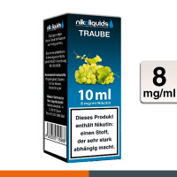 NIKOLIQUIDS TRAUBE 8mg 2