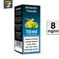 NIKOLIQUIDS TRAUBE 8mg 3
