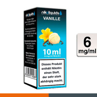 NIKOLIQUIDS Vanille 6mg 2