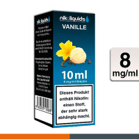 NIKOLIQUIDS VANILLE 8mg 3