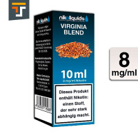 NIKOLIQUIDS Virginia Blend 8mg 2