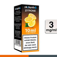 NIKOLIQUIDS ZITRONE 3mg 2