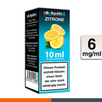 NIKOLIQUIDS ZITRONE 6mg 3