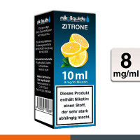 NIKOLIQUIDS ZITRONE 8mg 2
